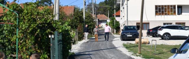 Asfaltirana Ulica Mike Antića u Trbušanima