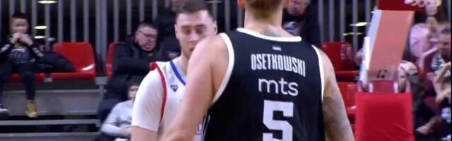 Au, odakle je pogodio Dilan Osetkovski za novu dvocifrenu prednost Partizana