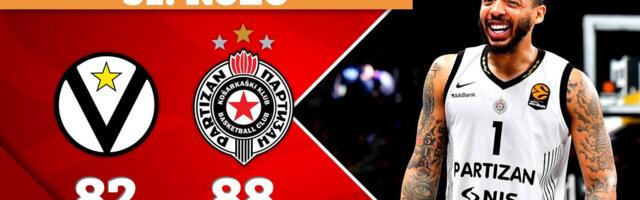 Evroliga kolo 30. | Virtus - Partizan 82:88, Parni valjak na krilima Bonge slomio Virtus u Bolonji!