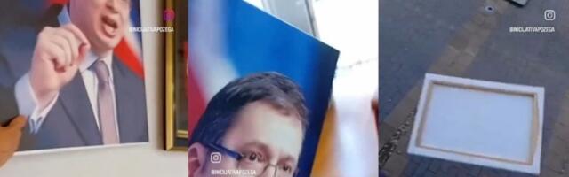 Pala Vučićeva fotografija u Skupštini Požege: "Slika ovog zločinca..." (VIDEO)