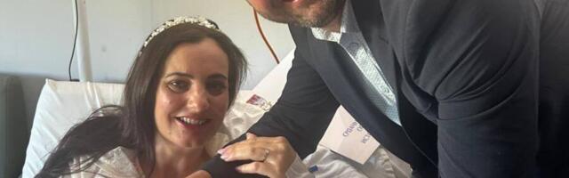 VALETINA I MIROSLAV IZGOVORILI "DA" U BOLNICI: Nesvakidašnje venčanje u Istočnom Sarajevu (FOTO)