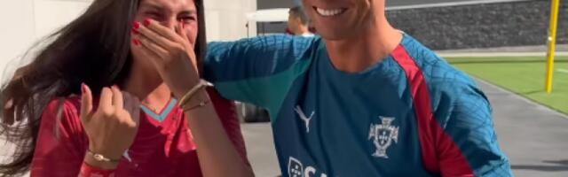 Briznula u plač pred kamerama: Atraktivna crnka se slomila kad joj je Ronaldo prišao