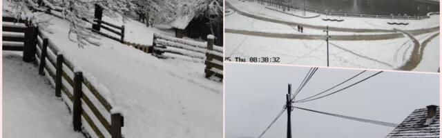 ZABELELI SE UŽICE, TARA I ZLATIBOR! Sneg napadao već 10 centimetara! (FOTO)