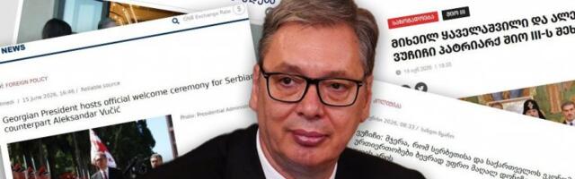 TEMA BROJ JEDAN U SVIM MEDIJIMA! Poseta predsednika Vučića Gruziji centralno interesovanje! (FOTO)