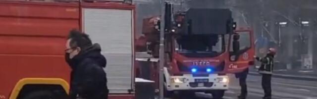 Požar na Terazijama (VIDEO)