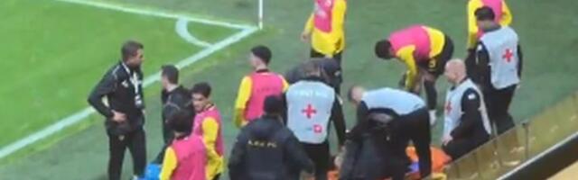 STRAŠNA POVREDA SRPSKOG REPREZENTATIVCA: Na nosilima iznet sa terena, čeka ga duža pauza!