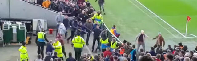 Вођа навијача погинуо док је постављао заставу