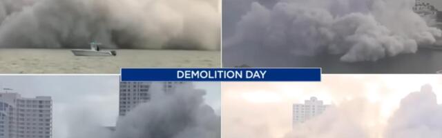 EKSPLODIRAO LUKSUZNI HOTEL ZA 20 SEKUNDI Zastrašujući prizor u Majamiju, ekskluzivni kompleks nestao u trenu (VIDEO)