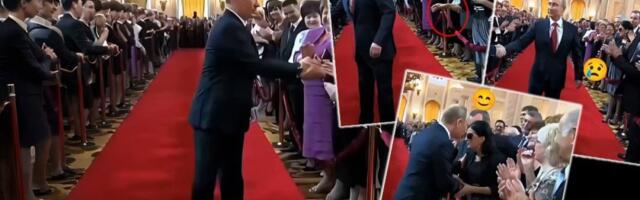 (VIDEO) Šok u Kremlju! Putin se rukovao sa zvanicama, a onda... O neočekivanom potezu ruskog lidera priča ceo svet