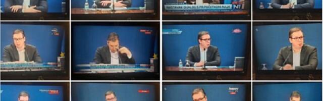 Pognute glave ispred TV