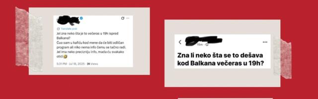 Šta se večeras dešava kod Balkana?