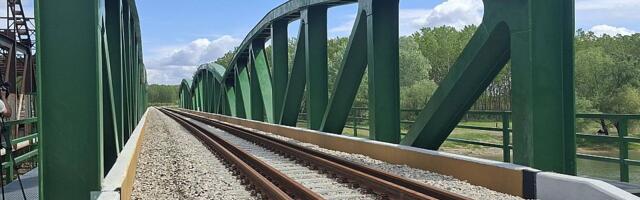 Otvoren novi železnički most na Tamišu, između Orlovata i Tomaševca