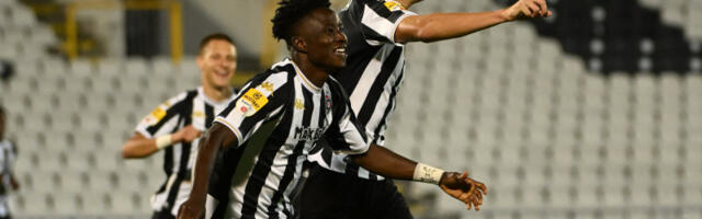 Ne skida osmeh sa lica: Strelac gola za Partizan blista od sreće