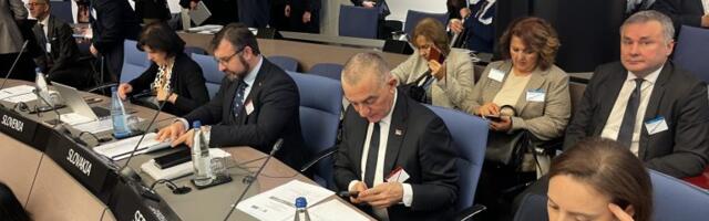 Ministar pravde Nenad Vujić izbegao pitanja novinara Danasa u Savetu Evrope (VIDEO)