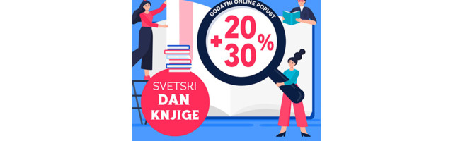 Na Svetski dan knjige sva izdanja Vulkan izdavaštva na popustu od 20% + 30%