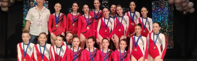 Ekipa GK Kolut osvojila 26 medalja na takmičenju u aerobnoj gimnastici
