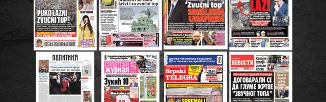 NASLOVNE STRANE SUTRAŠNJIH NOVINA: Prelistavanje štampe za subotu, 20. jun 2026. godine
