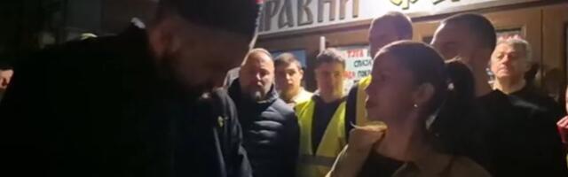 Pokušaj provokacije ispred Pravnog fakulteta u NS (VIDEO)