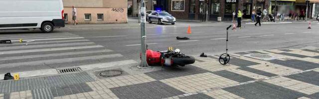 Leskovac: U dve nezgode povređena majka s dvoje dece, jedno u kolicima, povređen i motociklista