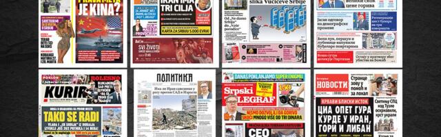 NASLOVNE STRANE SUTRAŠNJIH NOVINA: Prelistavanje štampe za subotu, 7. mart 2026. godine