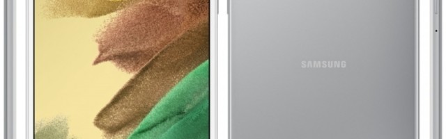 Nova fotografija prikazuje Galaxy Tab A7 Lite u srebrnoj varijanti