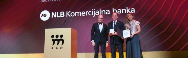 Prestižno priznanje SAM: NLB Komercijalna banka je društveno odgovorna kompanija godine