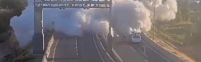 Eksplodirao kamion sa tečnim gasom, progutao sve oko sebe, snimak je stravičan: Tragedija na autoputu u Čileu