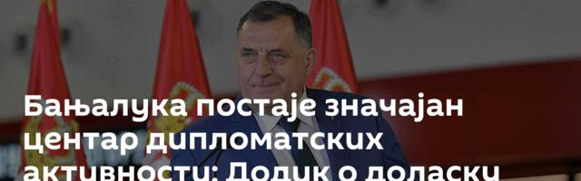 Бањалука постаје значајан центар дипломатских активности: Додик о доласку Трамповог наследника