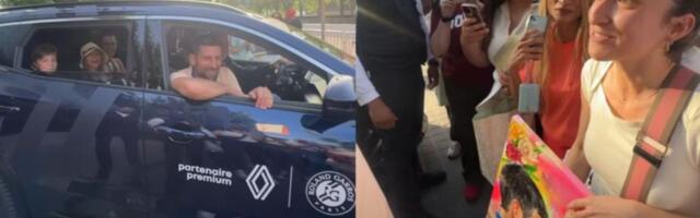 Novak Đoković došao na Rolan Garos, pa dobio prelep poklon: Oduševila se i ćerka Tara iz kola
