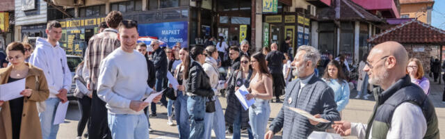 Još jedan protest u Svrljigu, studentima podeljene zahvalnice