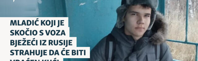 Mladić koji je skočio s voza bježeći iz Rusije strahuje da će biti vraćen kući