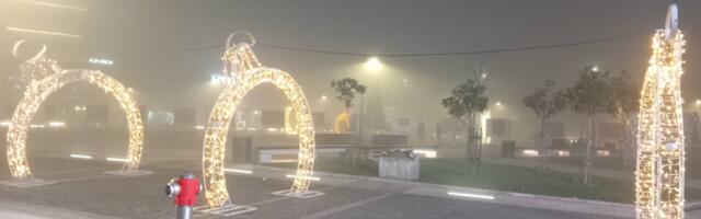 Leskovac večeras, magla koja smrdi na dim