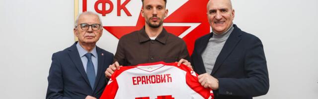 Zvezda ozvaničila: Eraković ponovo u crveno-belom