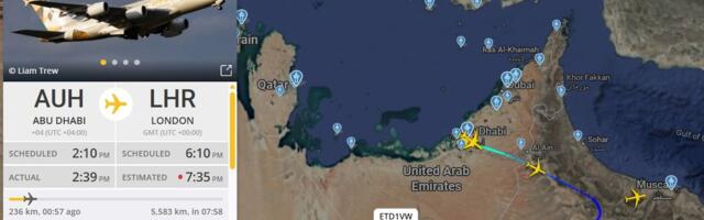 Poleteli prvi putnički avioni iz Adu Dabija za London, Amsterdam, Pariz i Moskvu