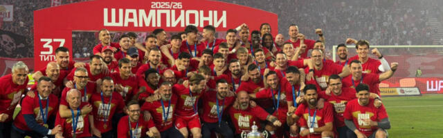 SPEKTAKL NA MARAKANI: Crvena zvezda stigla do 37. titule - pogledajte ko je podigao trofej! (VIDEO)