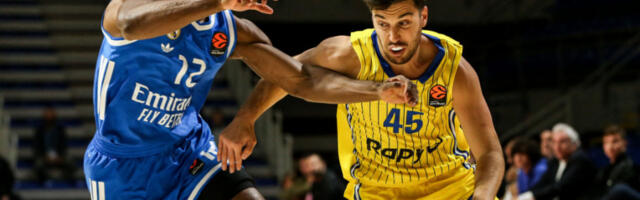 KRALJU SKINUTA KRUNA U "PIONIRU" Blat je heroj: Makabi trojkom sa devet metara srušio madridski Real, Hezonja promašio šut za pobedu