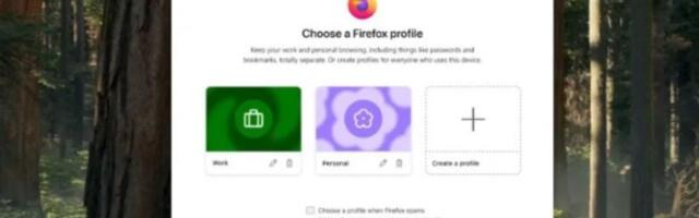 Firefox uvodi profile za odvojene browsing sesije
