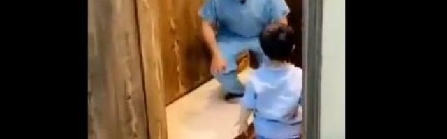 (VIDEO) POTRESAN SNIMAK KOJI SLAMA I NAJTVRĐA SRCA! Pogledajte šta je ovaj lekar uradio kada mu je sin potrčao u zagrljaj!