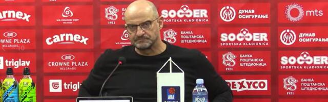 Zvezdan Mitrović posle ubedljivog poraza od Zvezde: "Taj grip, ne znam šta je... Pola ekipe mi je u tome"