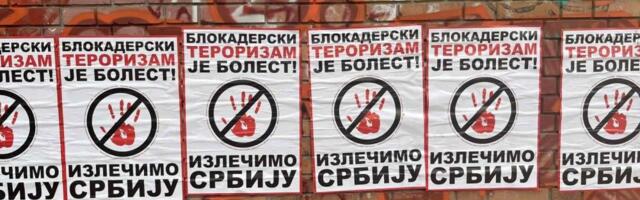 Plakati mržnje u Novom Sadu pozivaju na „izlečenje“ od „blokaderskog terorizma“