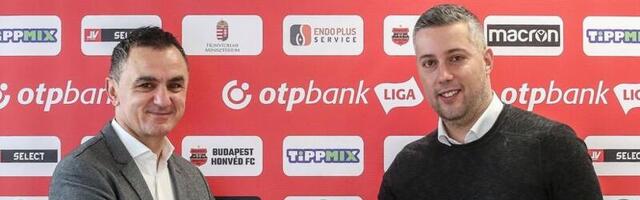 Nebojša Vignjević na klupi „srpskog“ Honveda