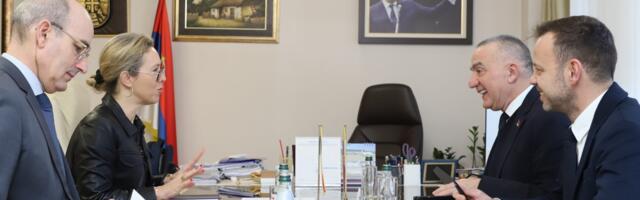 Vujić i Ferari razgovarali o nastavku evrointegracija i saradnji u oblasti pravosuđa