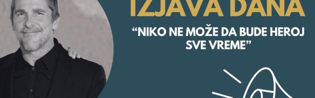 IZJAVA DANA: „Niko ne može da bude heroj sve vreme“