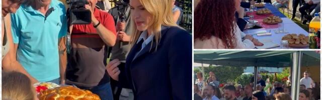 "Među svojima!" Ministarka Đurđević Stamenkovski obišla sedmočlano domaćinstvo u Jasiki: Da razgovaramo s ljudima van zatvorenih prostora (video)