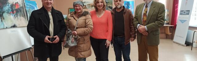 Otvorena humanitarno-prodajna izložba slika Gradske opštine Medijana za niški GAК