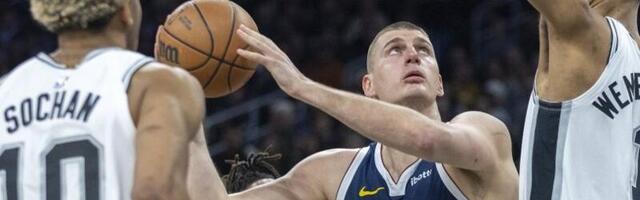 Brutalni Srbin u MVP modu! Jokić se igrao košarke i razneo Vembanjamu i drugove (VIDEO)