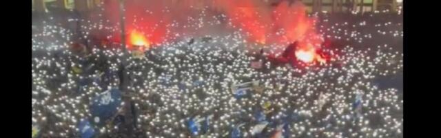 Fešta u Milanu: Kad se slavi titula Intera... (VIDEO)