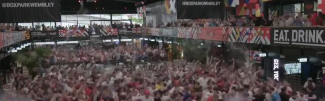 Kiša piva u Londonu: Ludnica nakon Belingemovog gola (VIDEO)