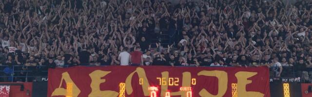 „Delije“ zapevale u Areni, „grobari“ ih dočekali zvižducima (VIDEO)