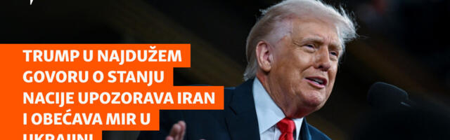 Trump u najdužem govoru o stanju nacije upozorava Iran i obećava mir u Ukrajini